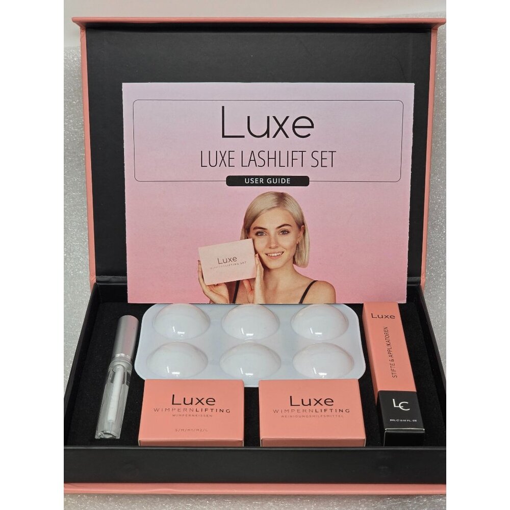 Luxe Eyelash Lifting Kit With User Guide Sealed